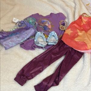 Kids Purple and Red Costume Set
